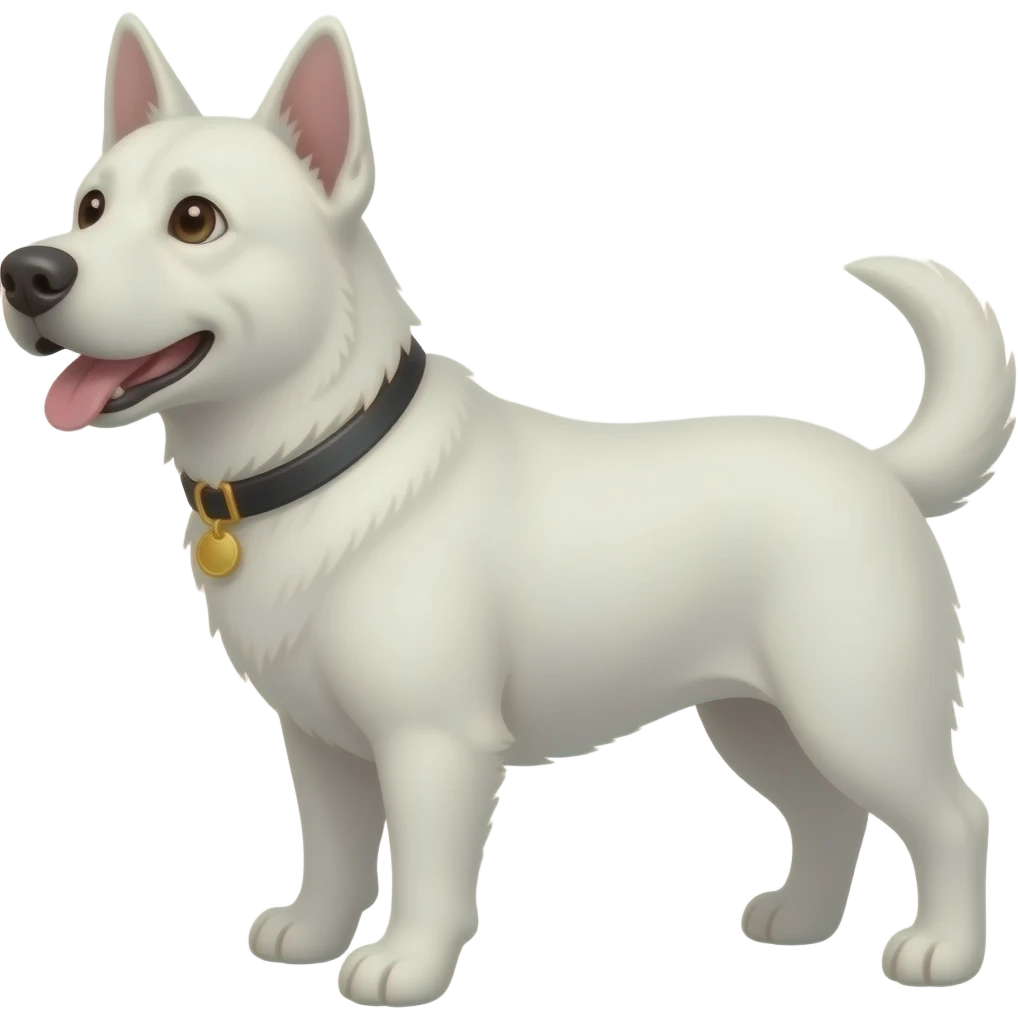 white dog emoji