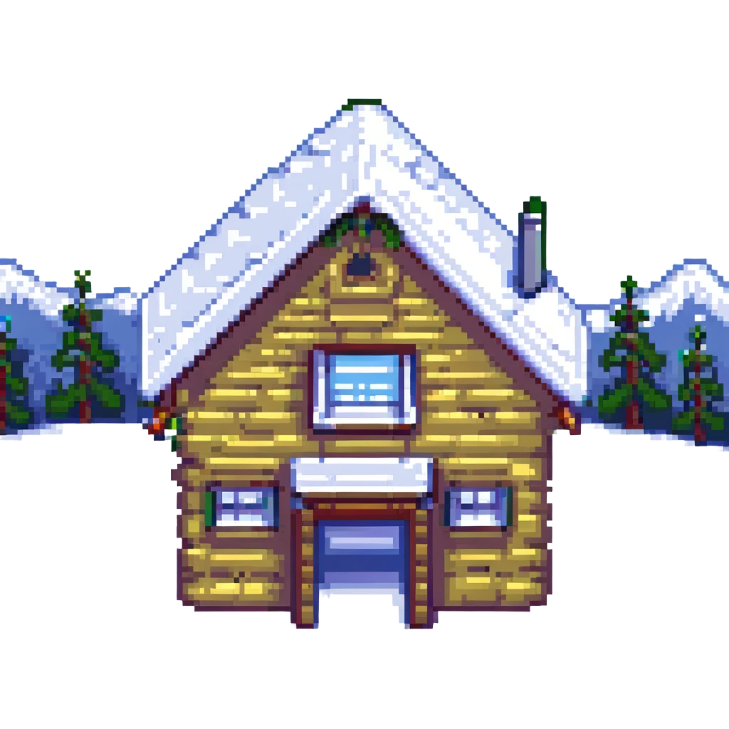 ski chalet  emoji
