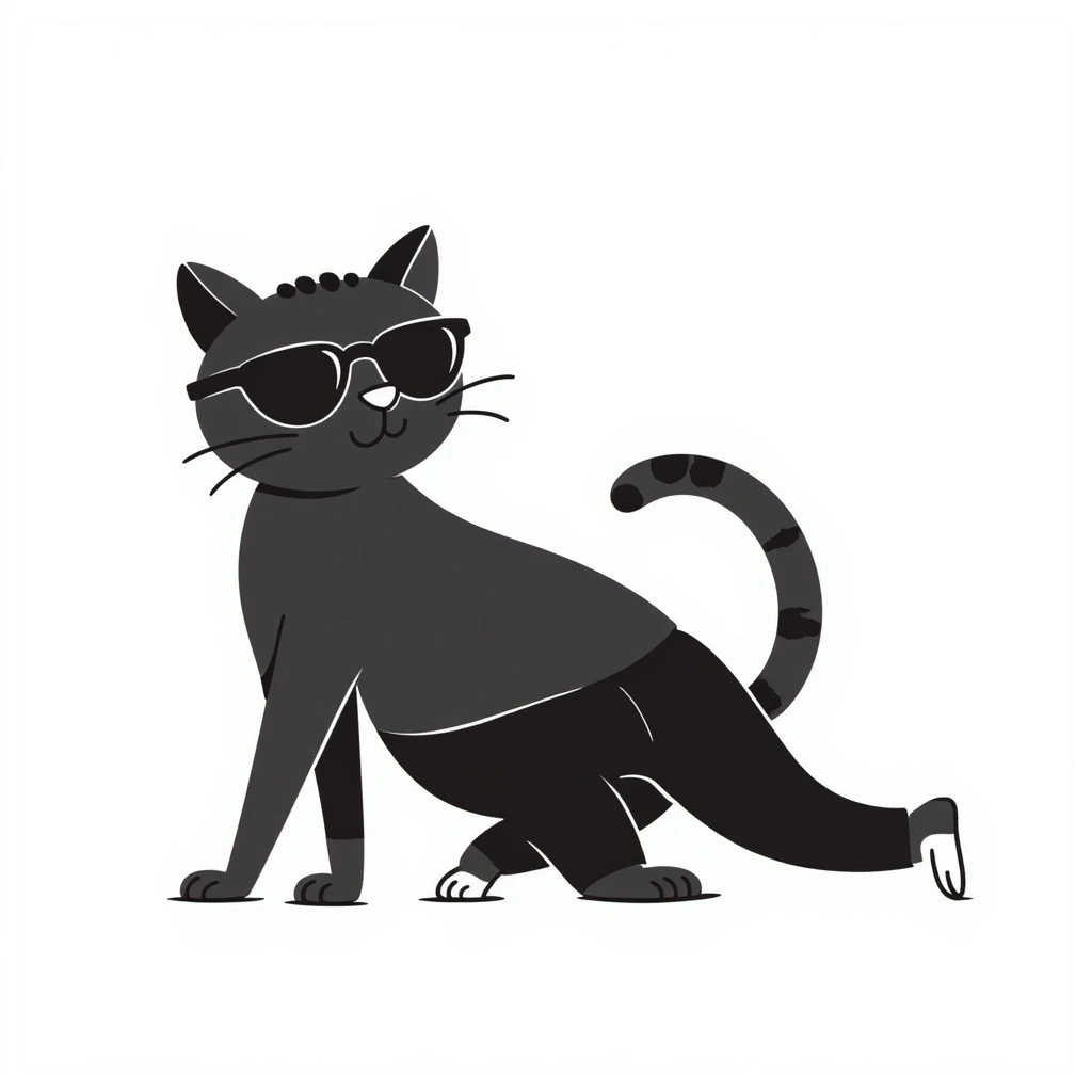 cat wearing sunglasses emoji