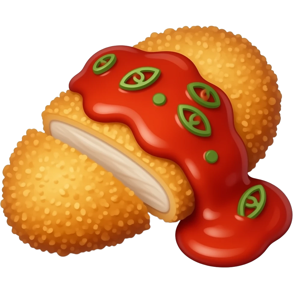 Italian Chicken cutlet (fried) with marinara emoji
