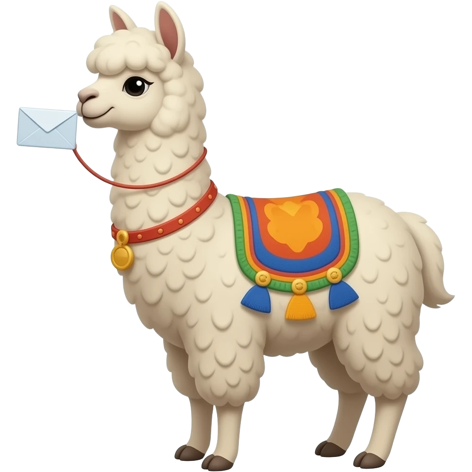 email llama emoji