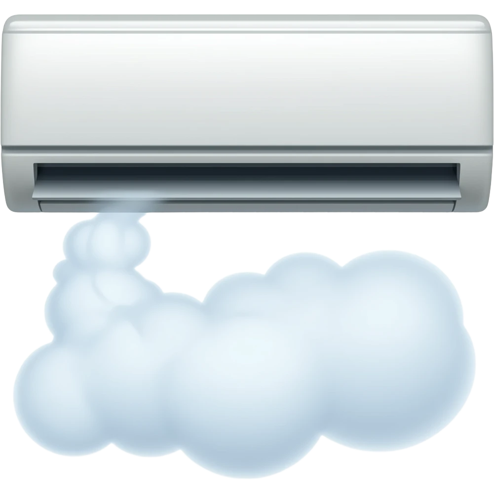 air-conditioner with toxic air emoji