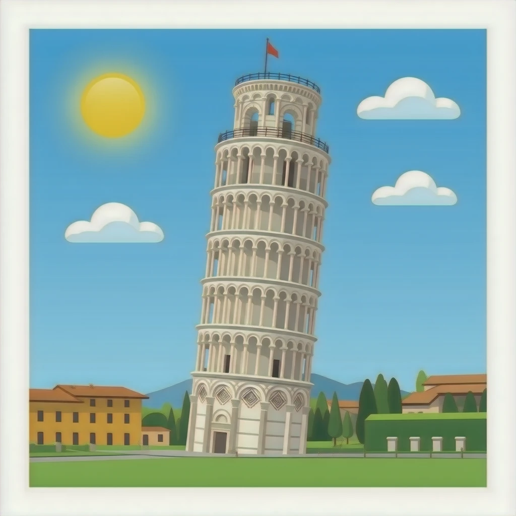 tower of pisa emoji