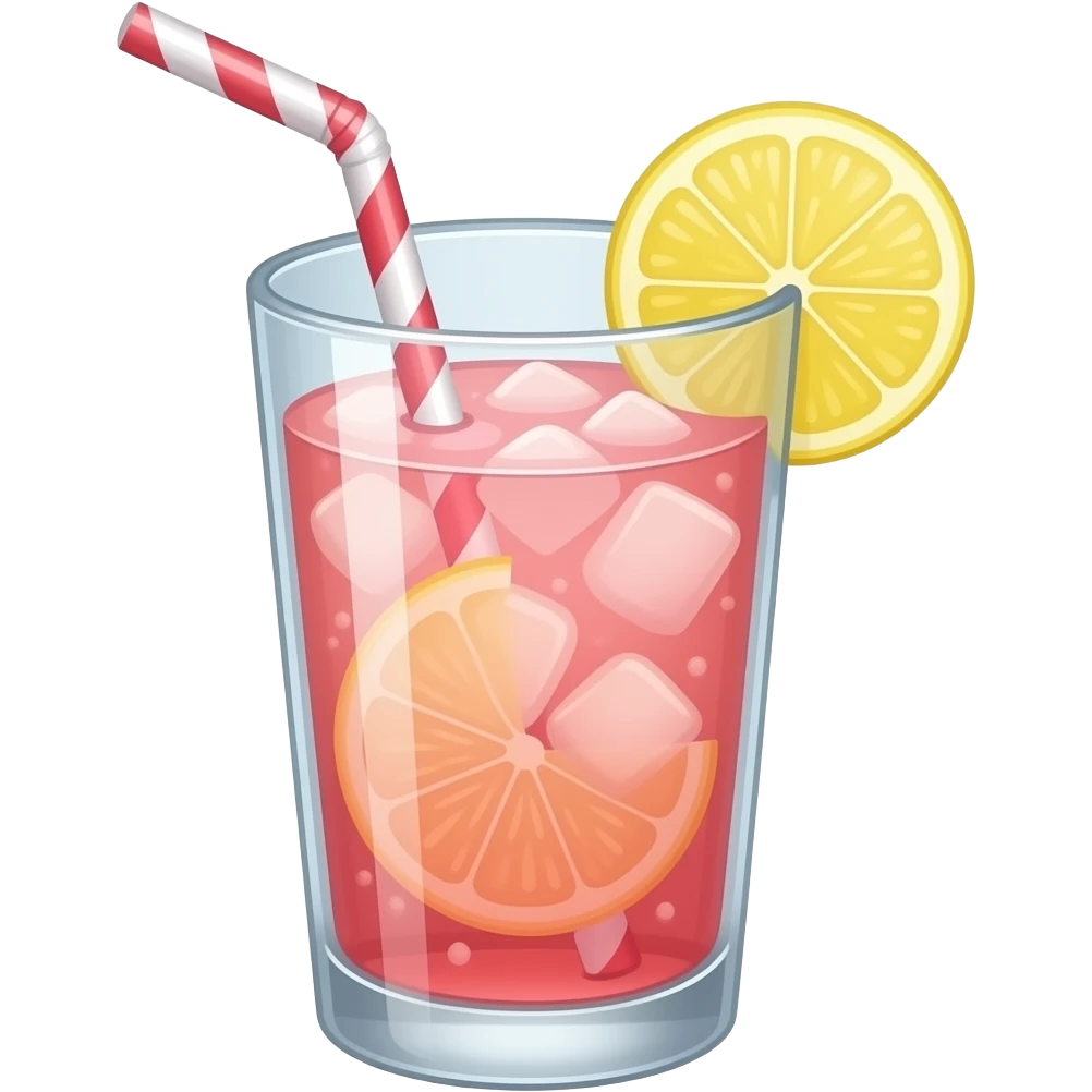 Pink lemonade emoji