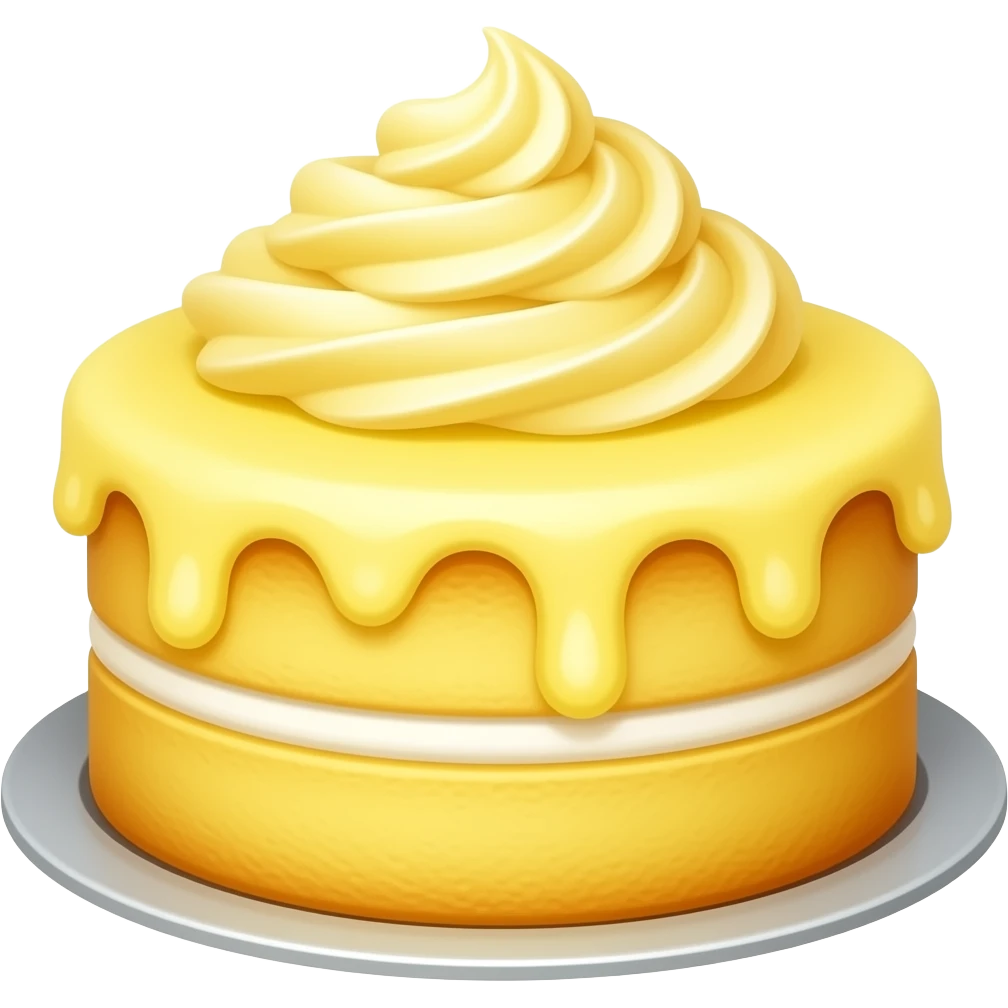 yellow cake emoji