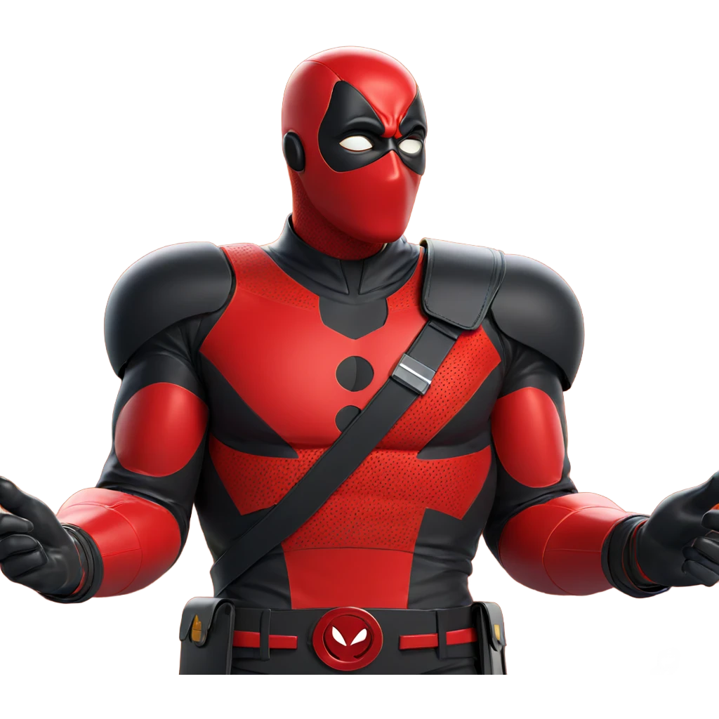 masked hero in sleek suit emoji