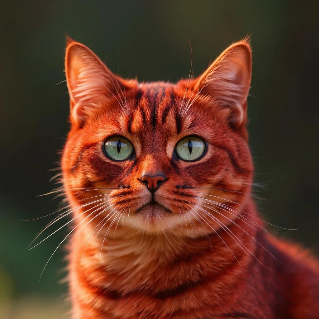 make the cat red emoji