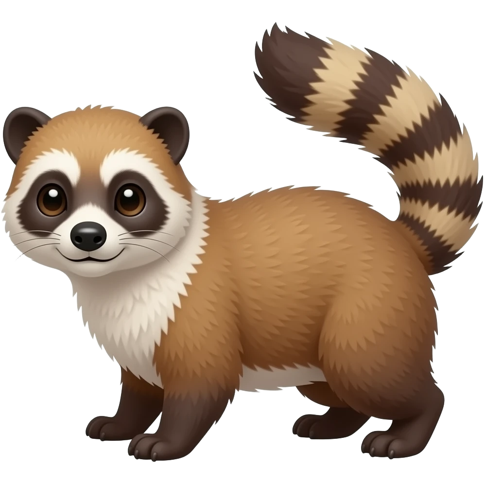 Cacomistle, full body emoji