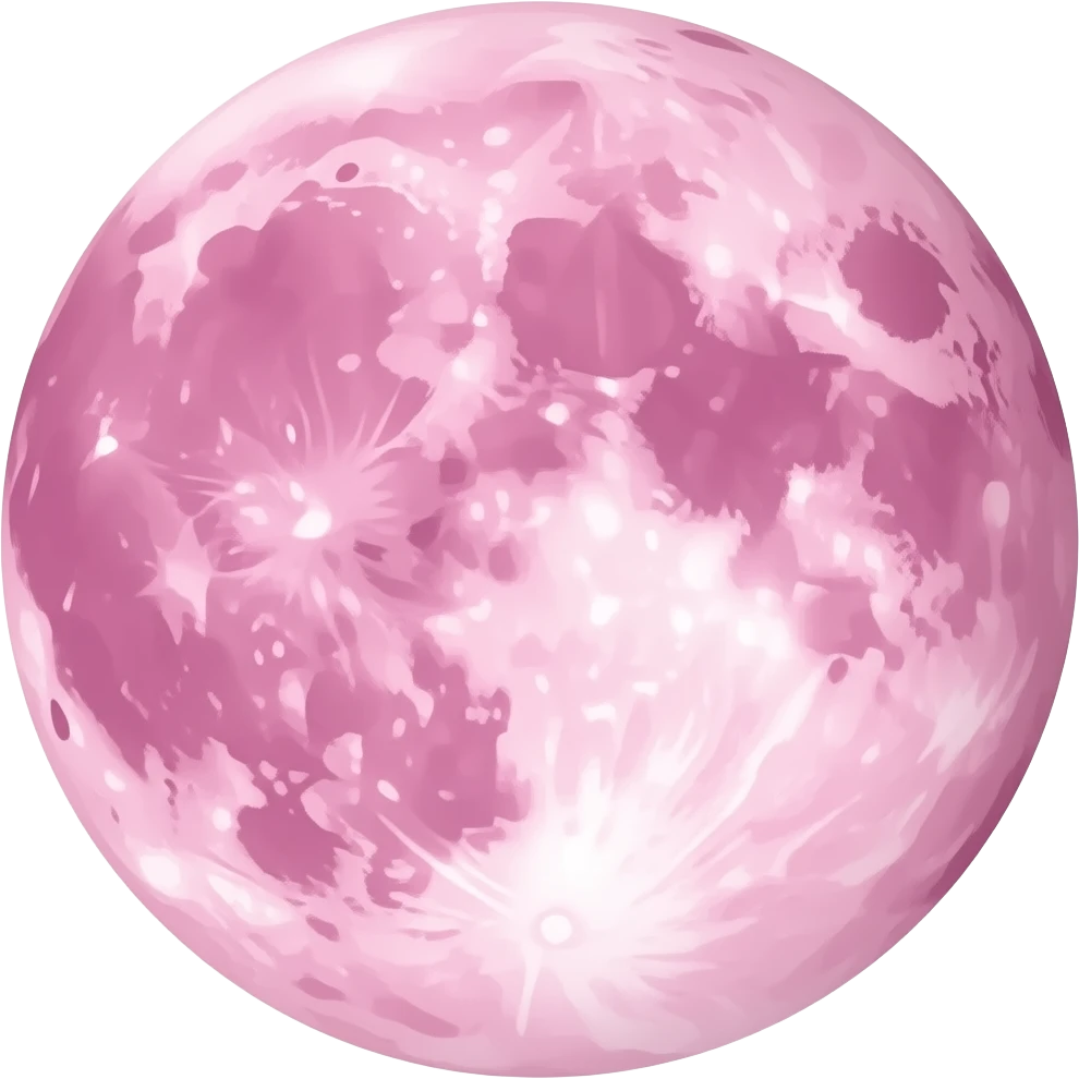 Pink moon copy and paste emoji