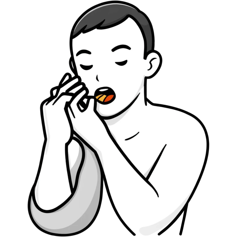 Man choking  emoji