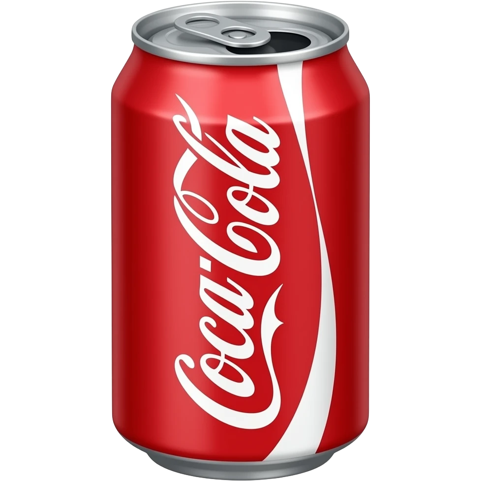 una lata de cocacola emoji