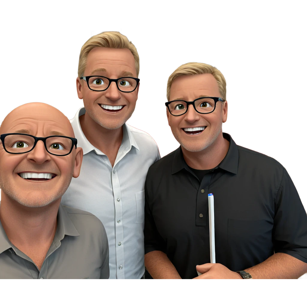 happy boys in collared shirts emoji