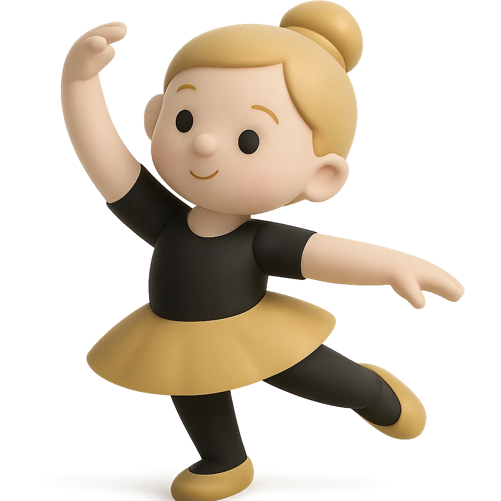 white baby girl dancer emoji