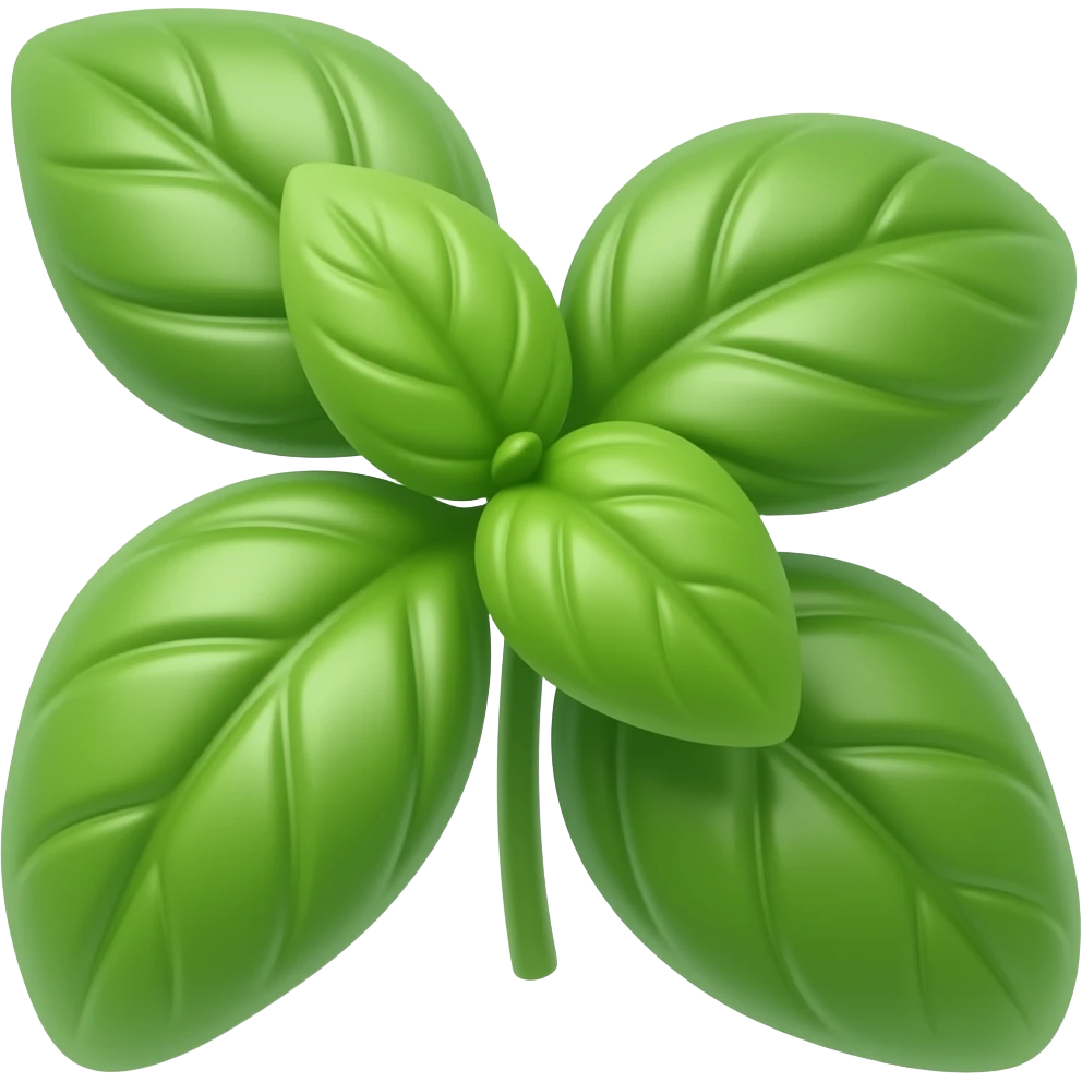 plant de basilic emoji