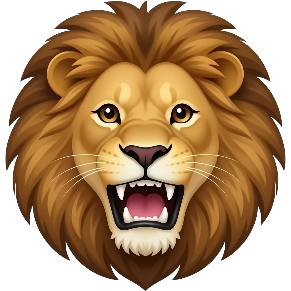 Lion teeth emojis emoji