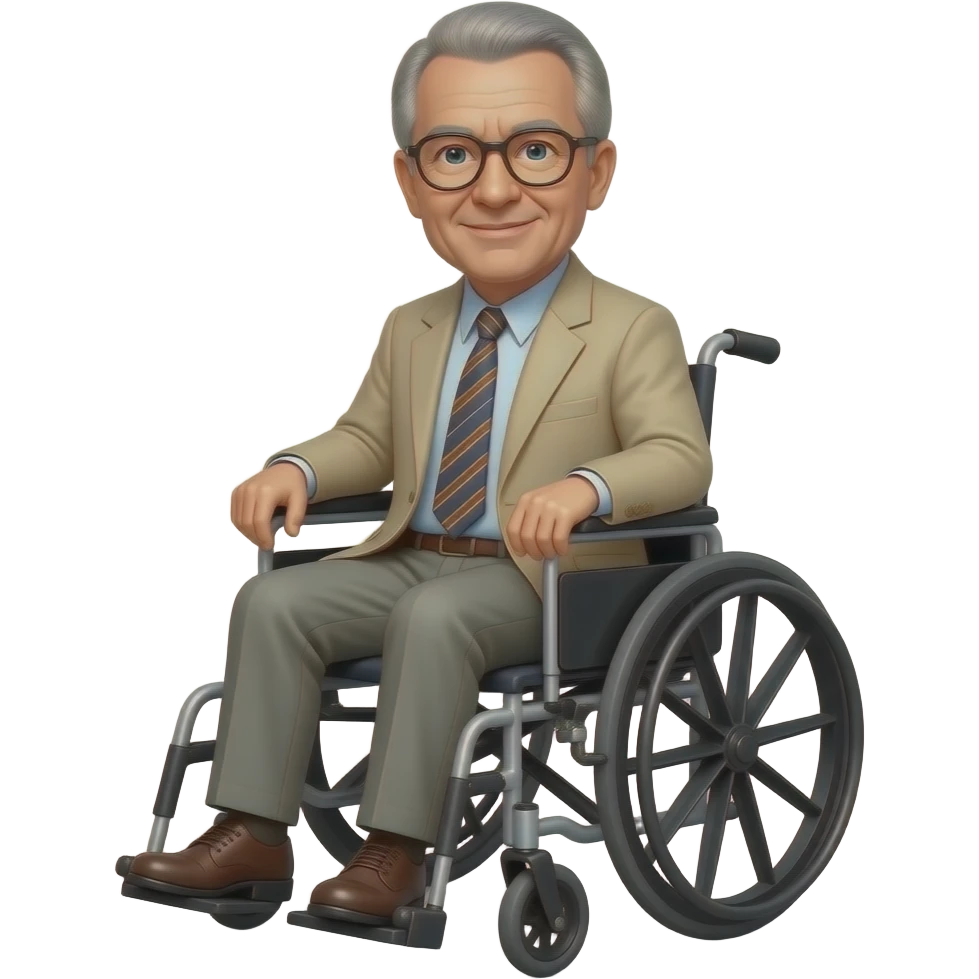 Jimmy Carter in a Wheelchair emoji