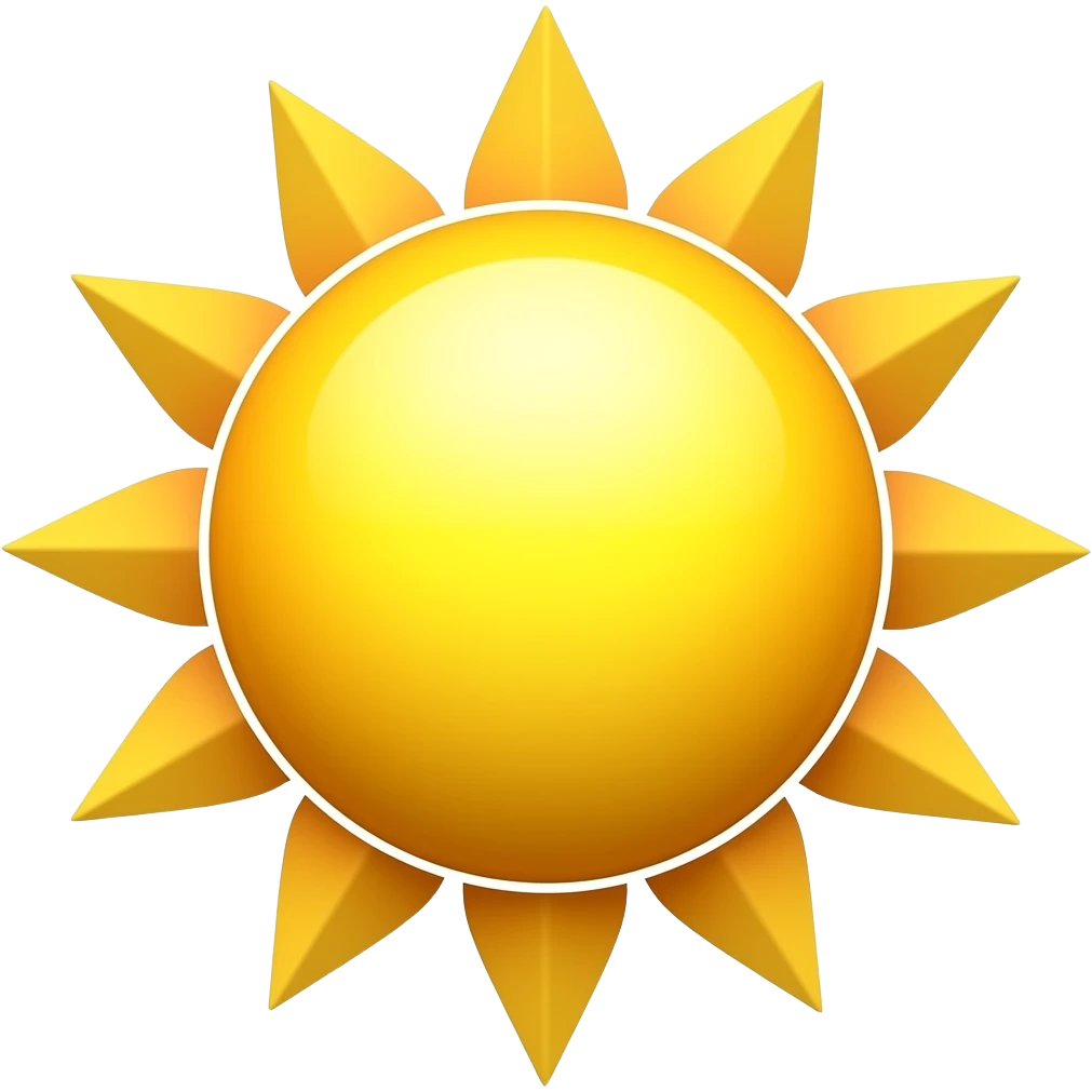 Sun emoji