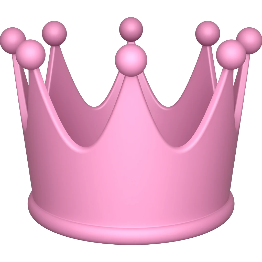 pink crown emoji