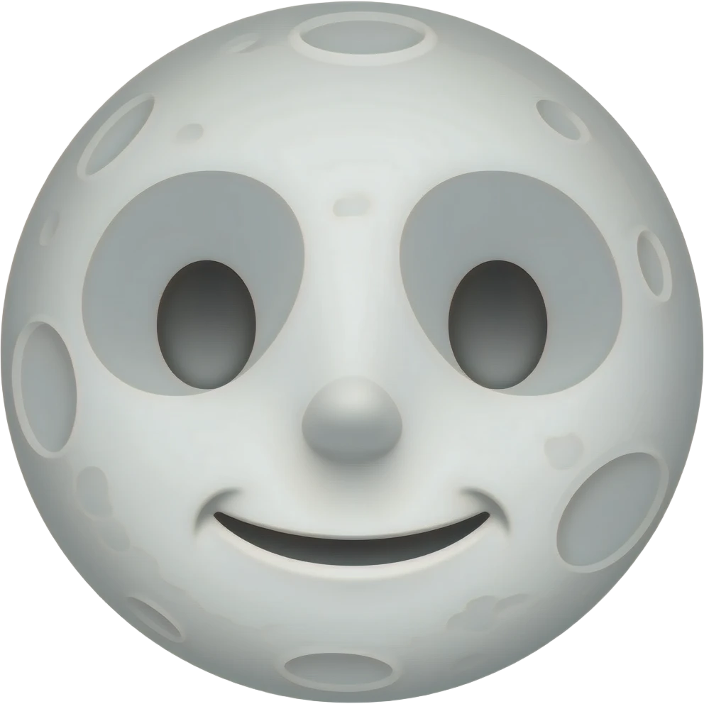 Blordy moon imoji emoji