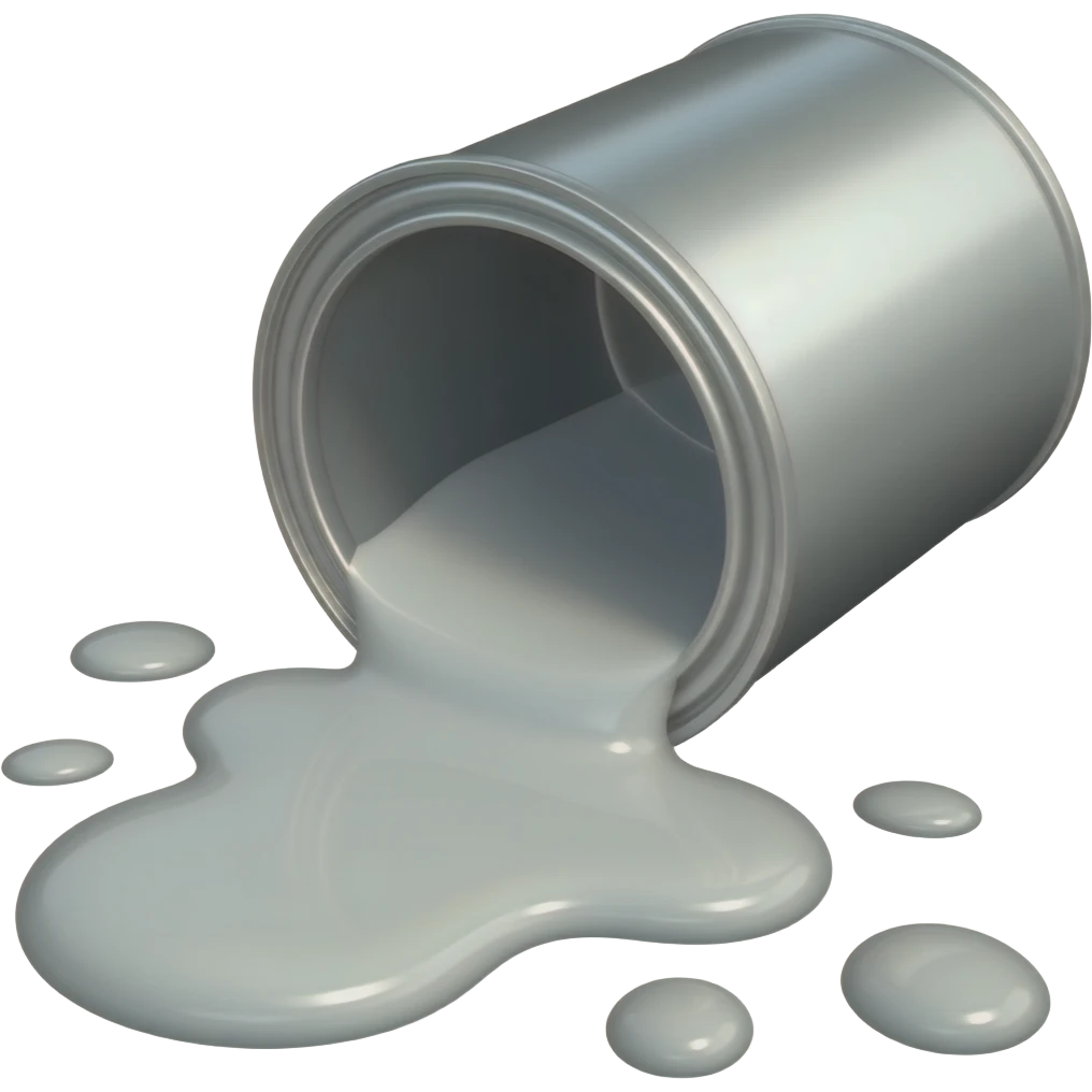 spilled paint can emoji