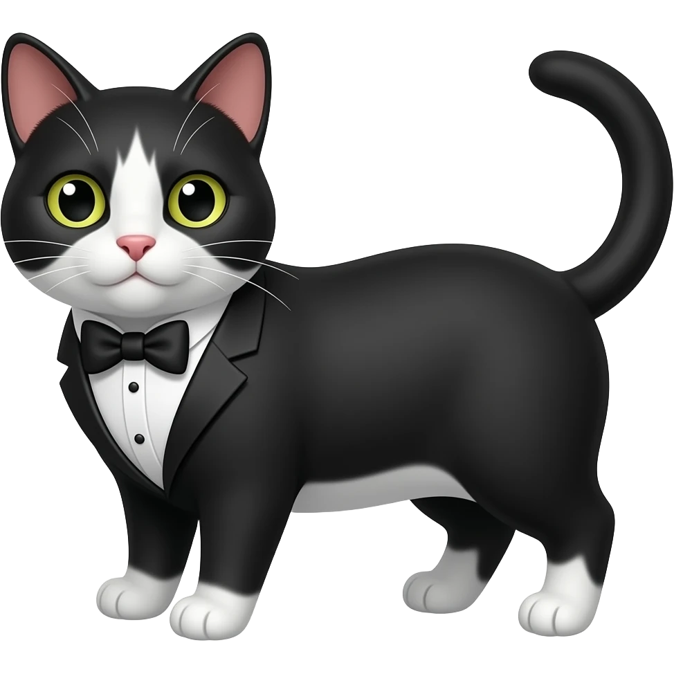 Tuxedo Cat emoji