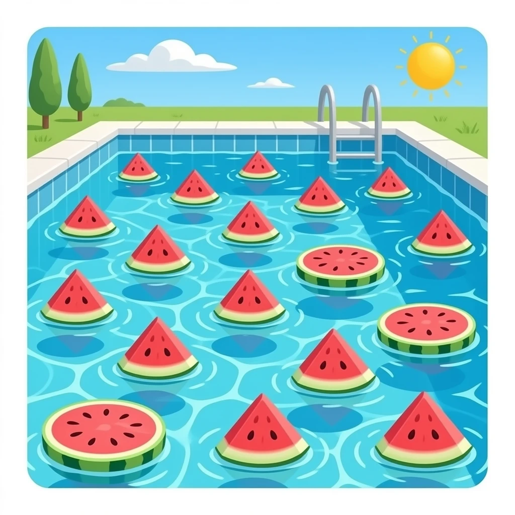 Waterlemon pool emoji