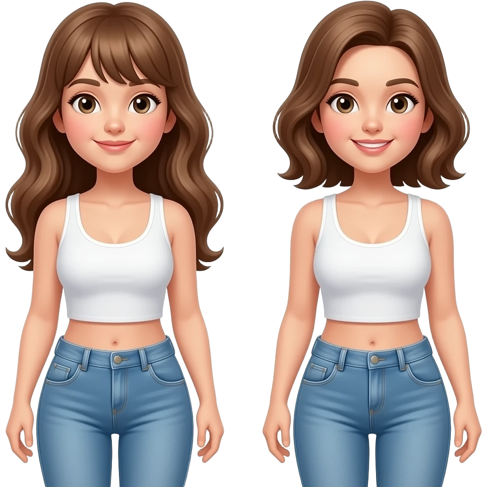 Add the boobs to the second photo emoji