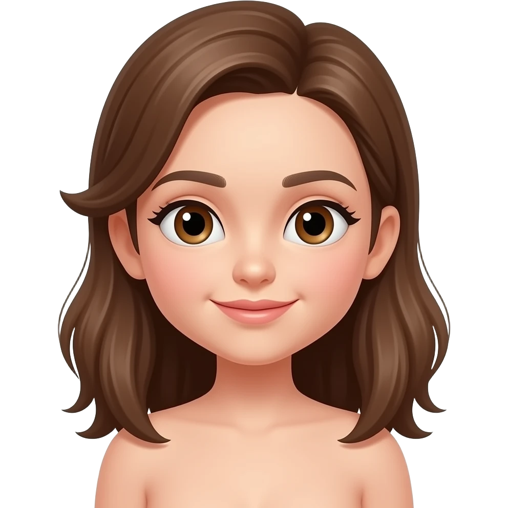 Whole body naked girl emoji