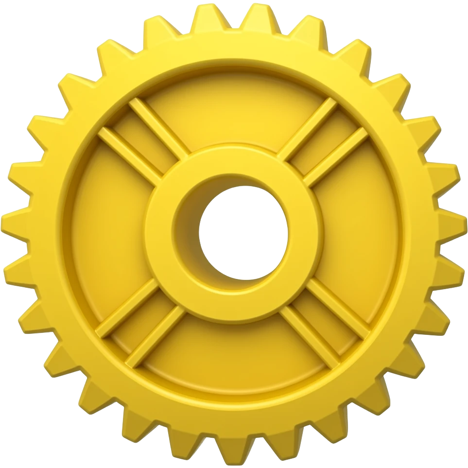 1-6 gearbox yellow bu8t realistic emoji