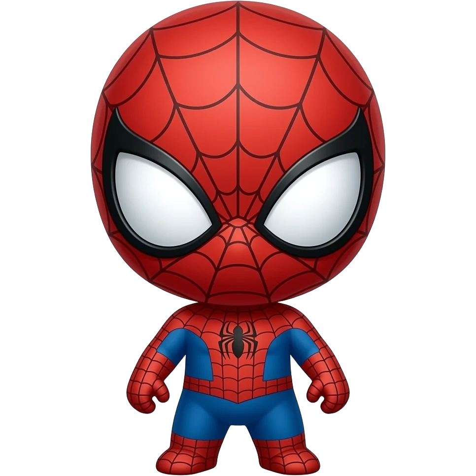 spiderman cute chibi emoji