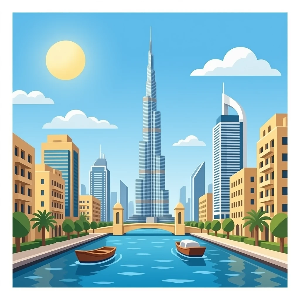 dubai creek tower emoji