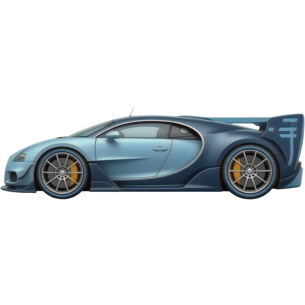 Buggati bolide side view emoji
