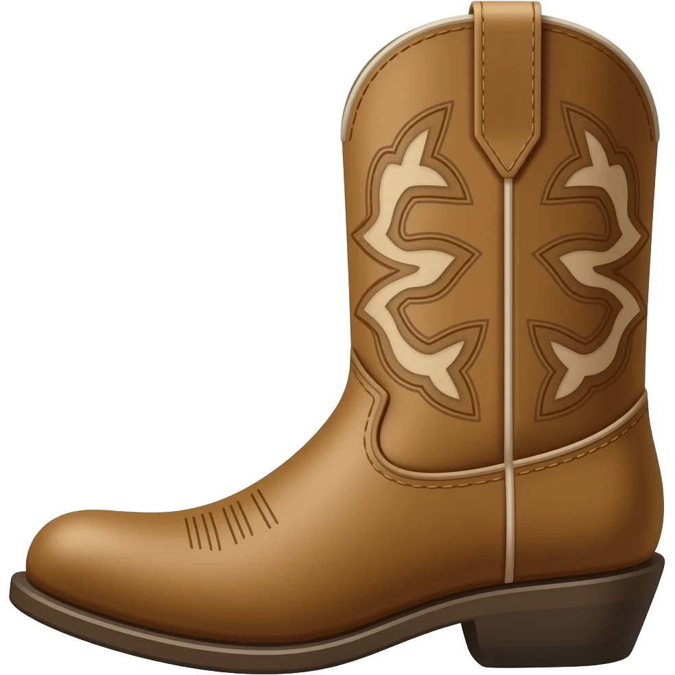 Cowboy boot emoji