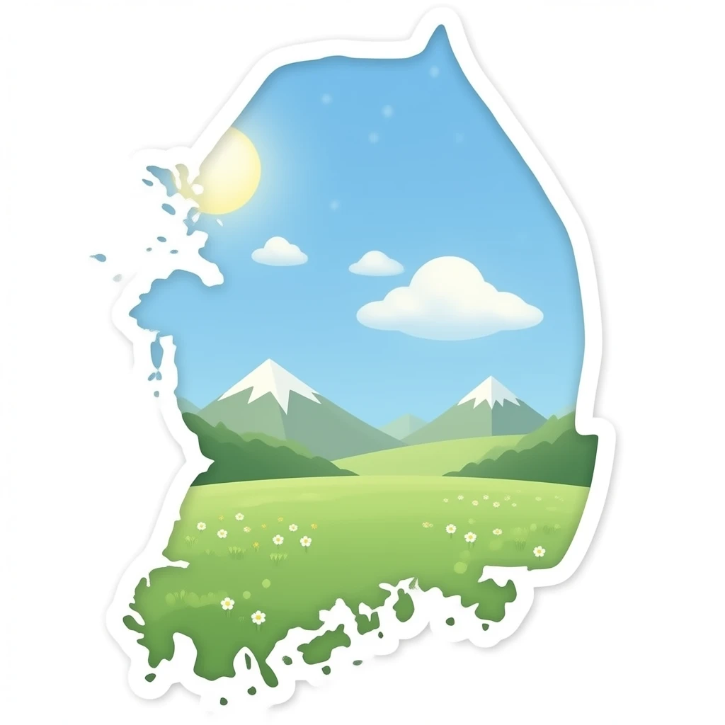 South Korea map emoji