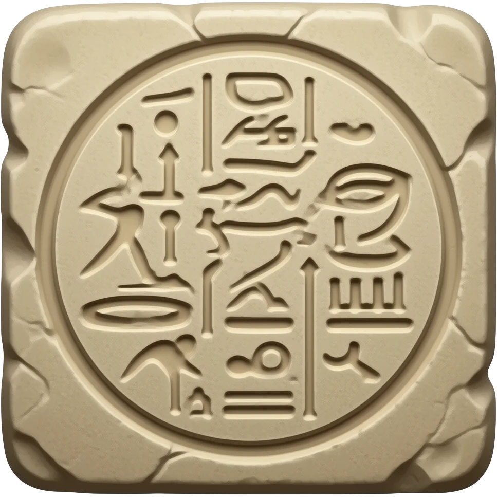 Hammurabi sign made on sign emoji