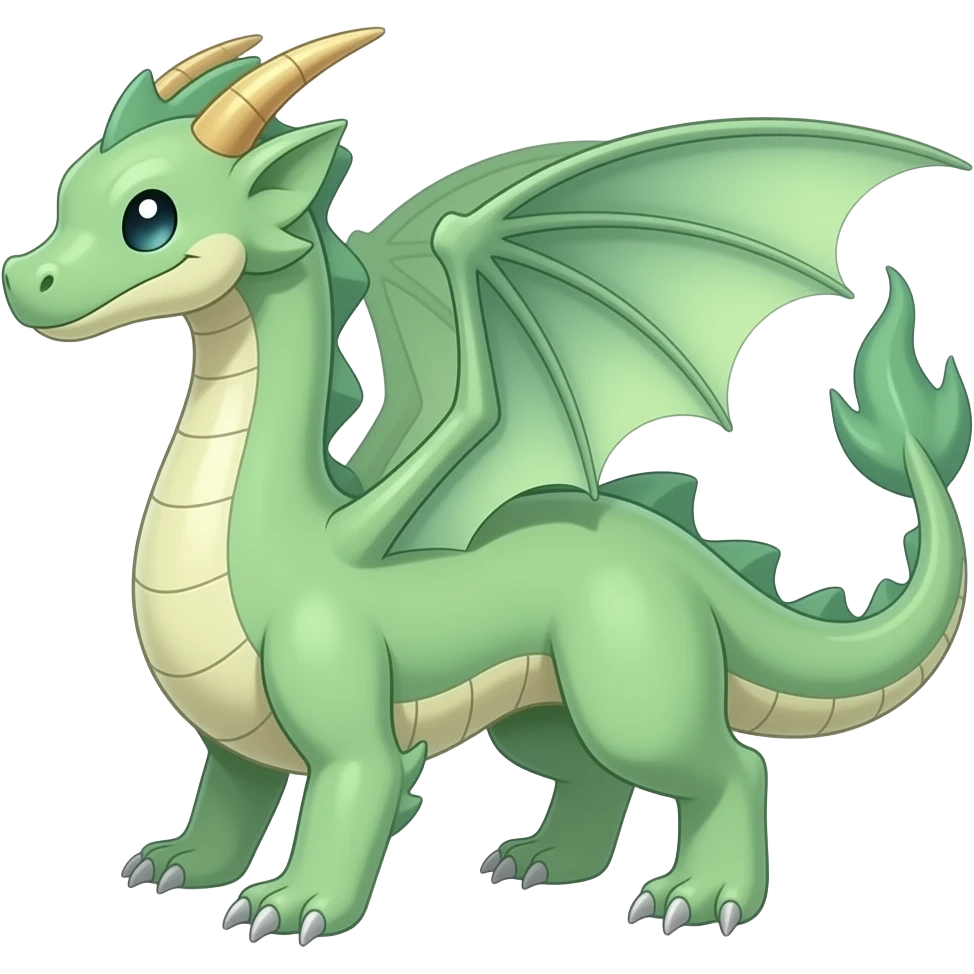 Shiny Seviper-Dragonair-Dratini-hybrid, full body, 4 legs emoji