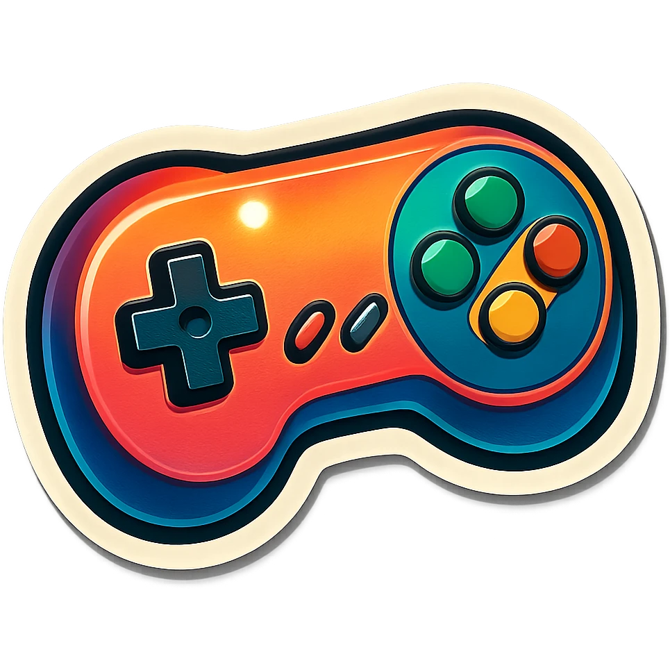A retro video game controller emoji
