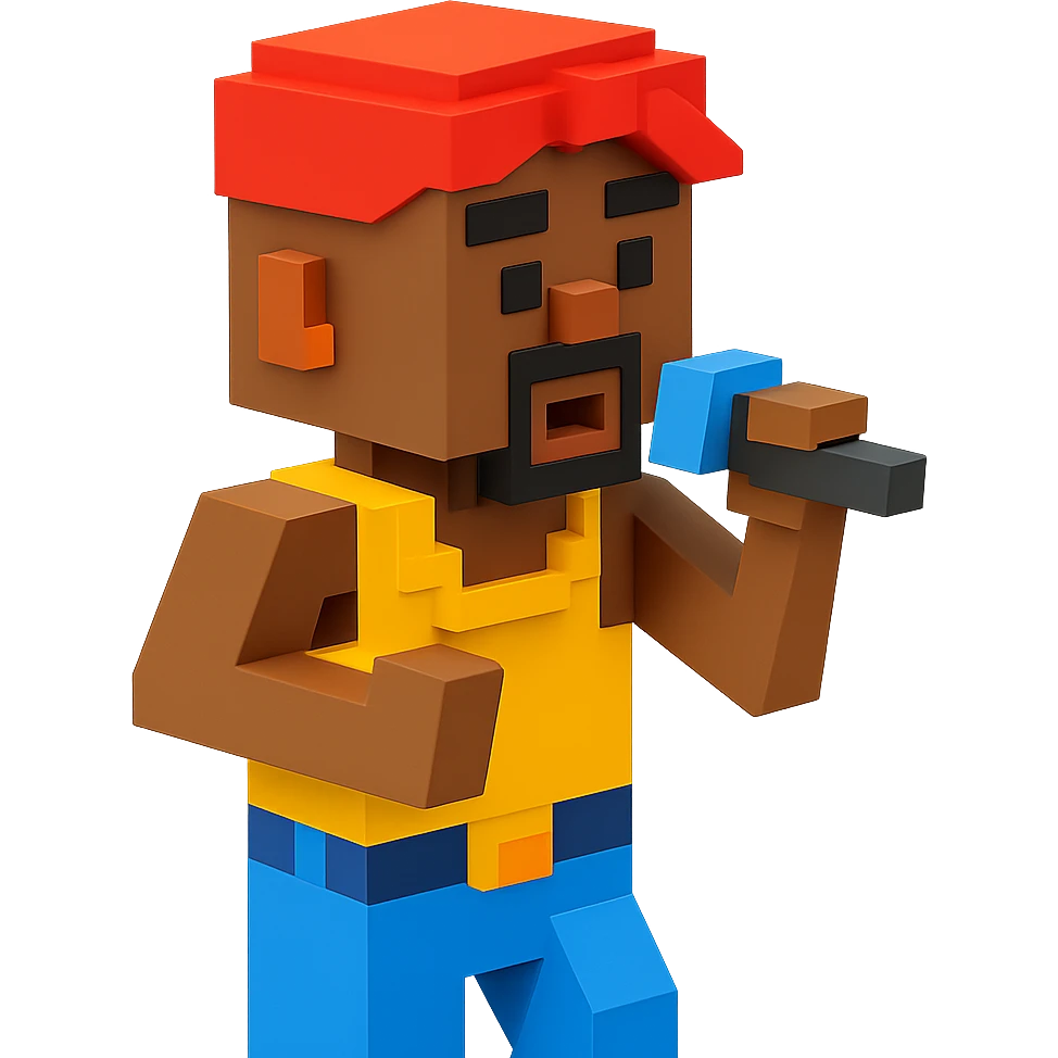 2Pac rapper with microphone emoji