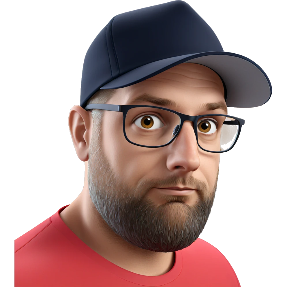 casual portrait of a man emoji