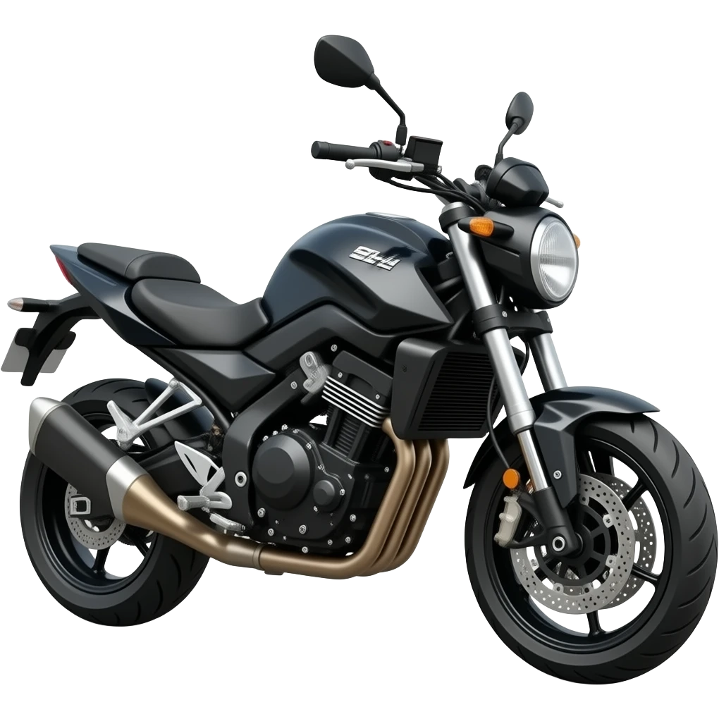 Splendor brand motorbike black colour emoji