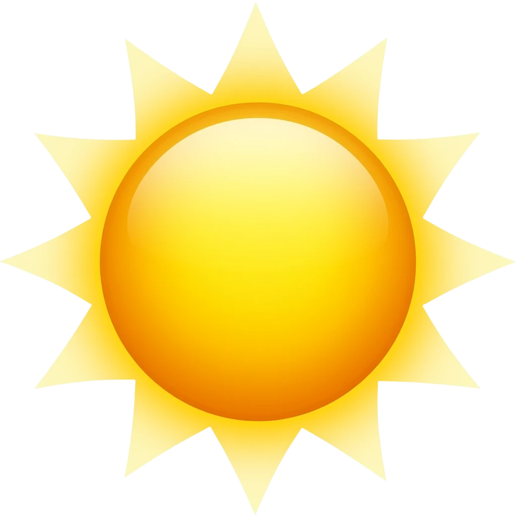 Sun emoji