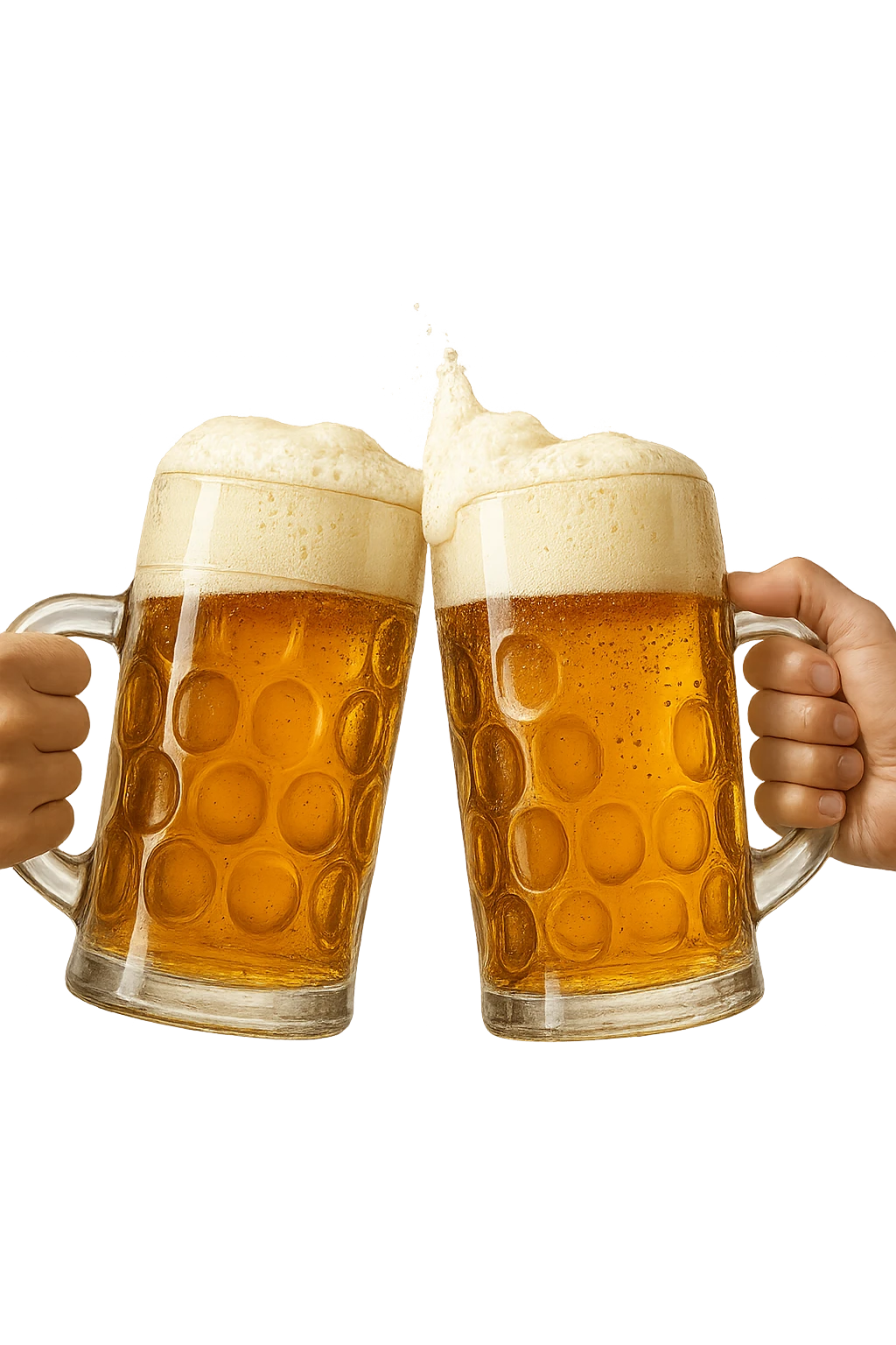 2 drink che fanno brindisi di birre emoji