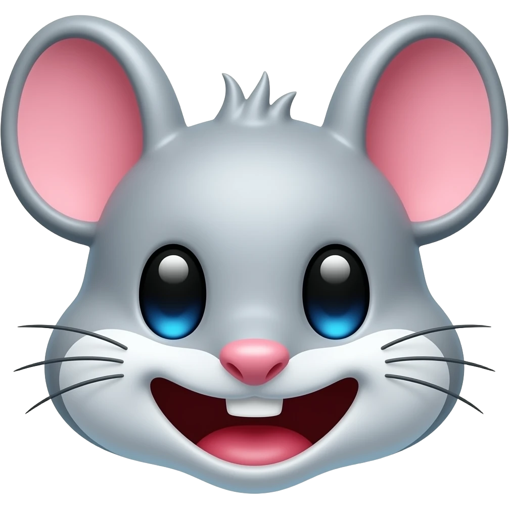 crypto mouse avatar with a crazy face emoji