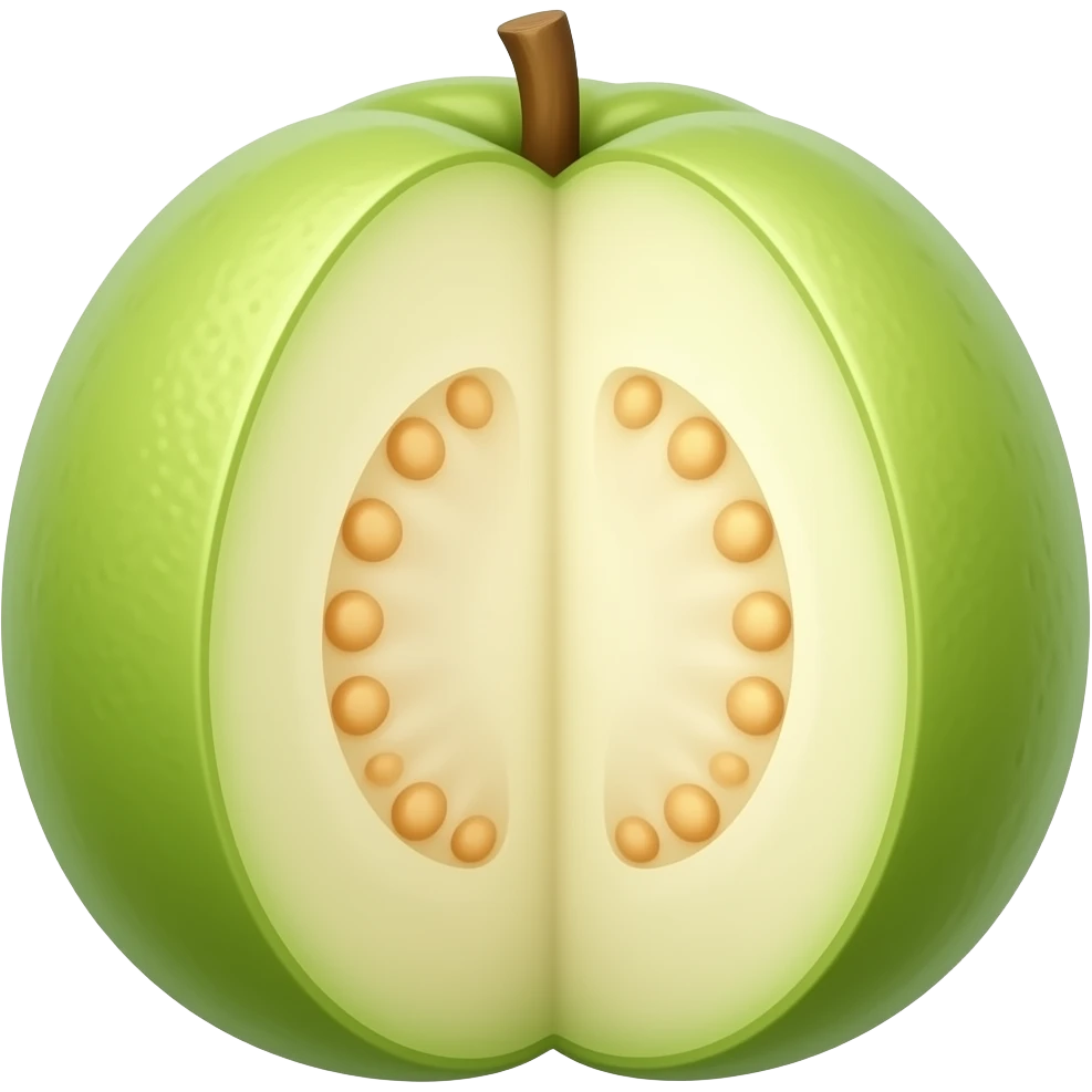 guava fruit emoji