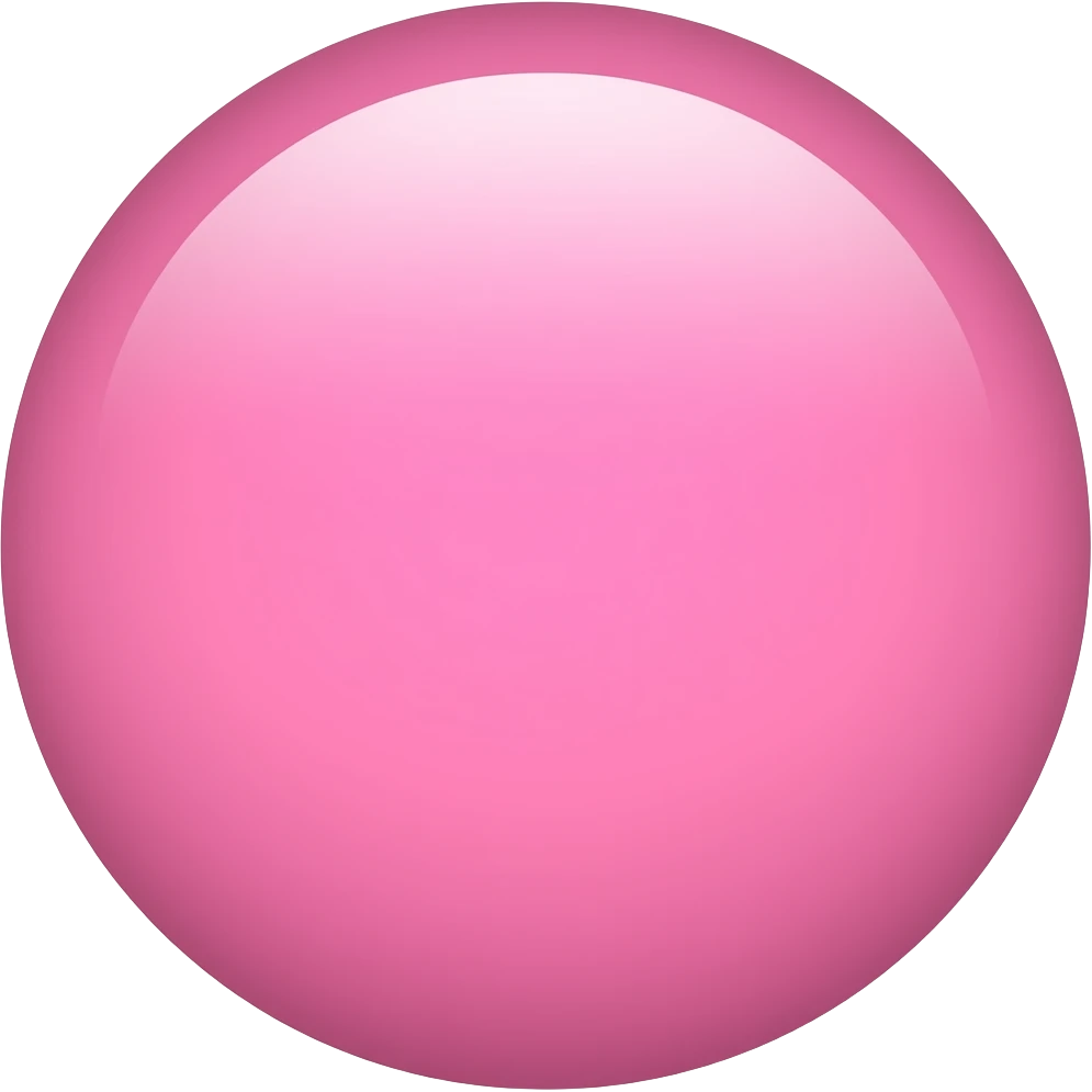 pink colour circle emoji