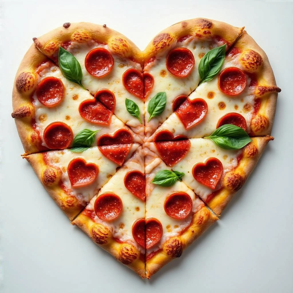 heart-shaped pizza emoji