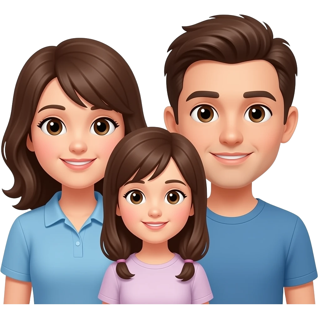 familia castaños emoji