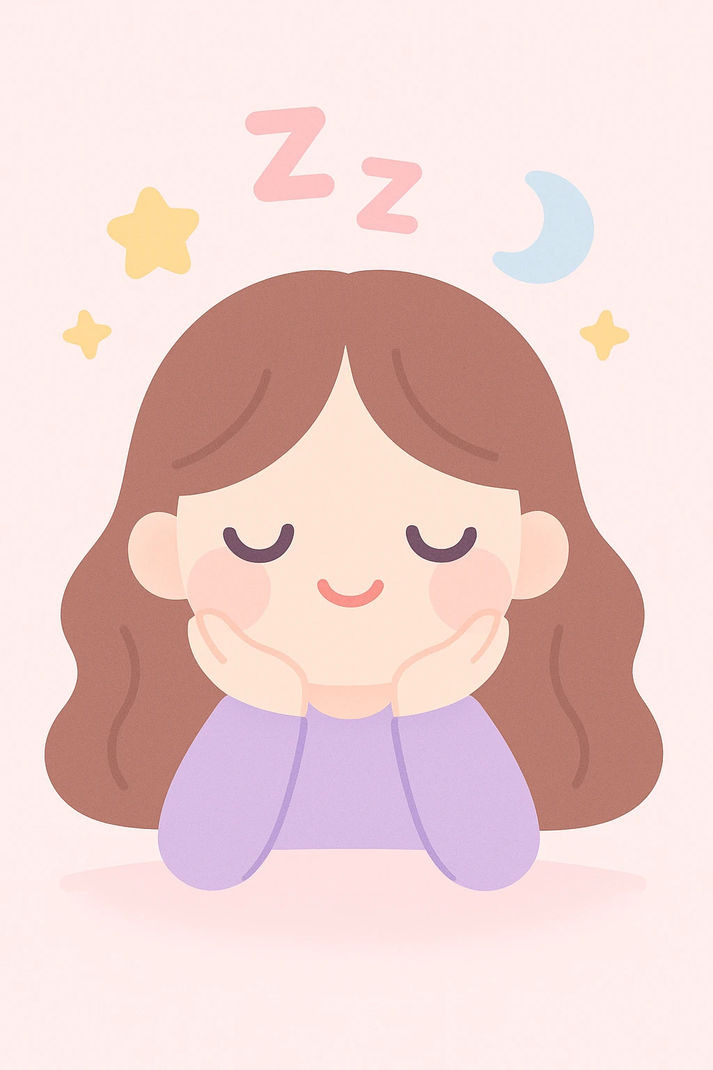 a beautiful girl dreaming emoji
