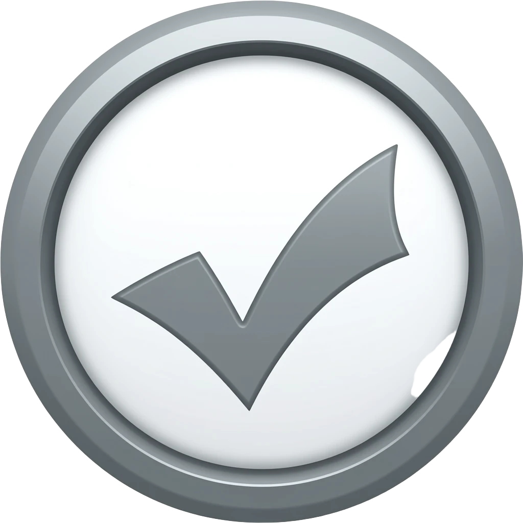 Verified emoji for youtube make it grey and circle emoji