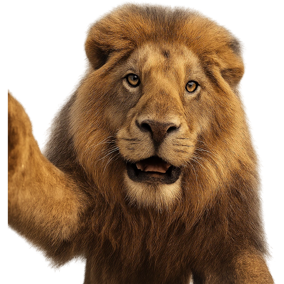 Selfie lion emoji
